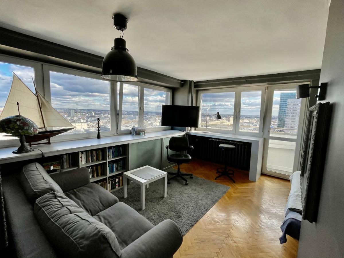 Super Apartament Grey Centrum 2X Metro Fast Wifi 300 Mbs Netflix Appletv Smarttv Spotify Panorama Miasta Varşovia Exterior foto