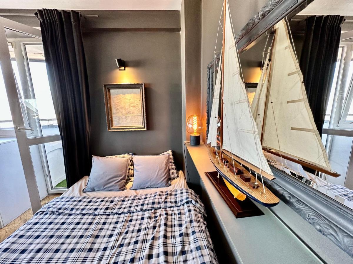 Super Apartament Grey Centrum 2X Metro Fast Wifi 300 Mbs Netflix Appletv Smarttv Spotify Panorama Miasta Varşovia Exterior foto