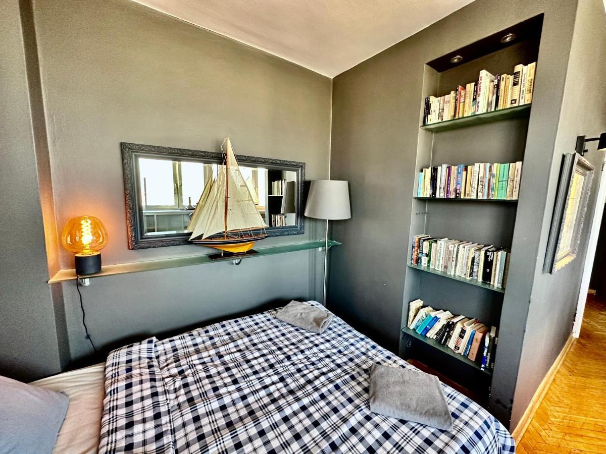 Super Apartament Grey Centrum 2X Metro Fast Wifi 300 Mbs Netflix Appletv Smarttv Spotify Panorama Miasta Varşovia Exterior foto