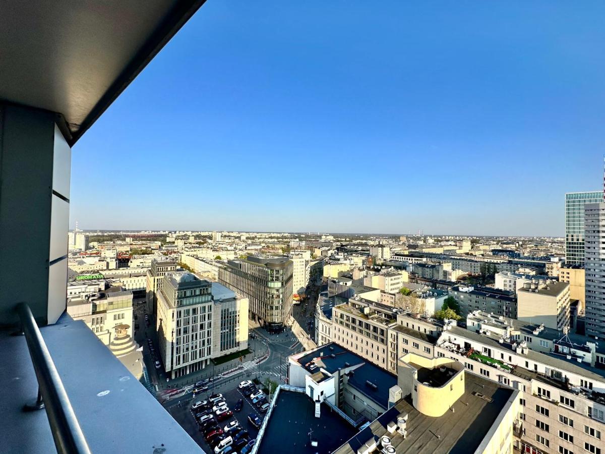 Super Apartament Grey Centrum 2X Metro Fast Wifi 300 Mbs Netflix Appletv Smarttv Spotify Panorama Miasta Varşovia Exterior foto