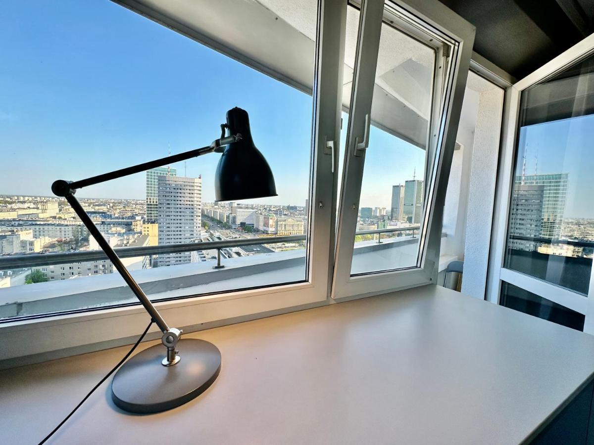 Super Apartament Grey Centrum 2X Metro Fast Wifi 300 Mbs Netflix Appletv Smarttv Spotify Panorama Miasta Varşovia Exterior foto